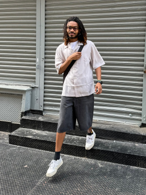 Open Collar Shirt | HalfSlv | GU US