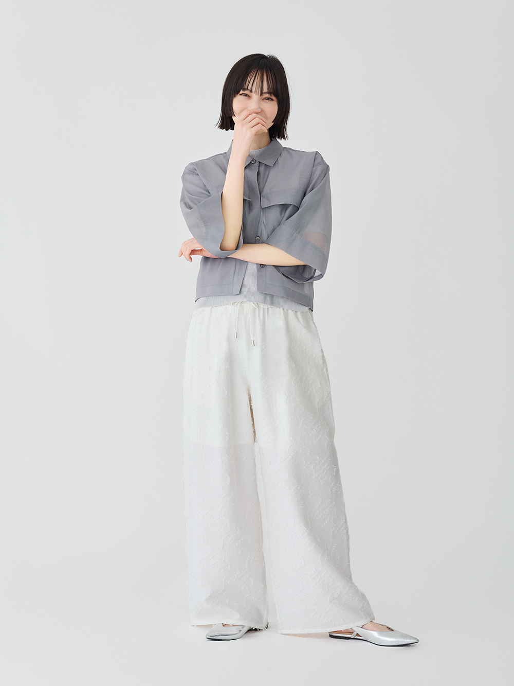 シアージャカードパンツ