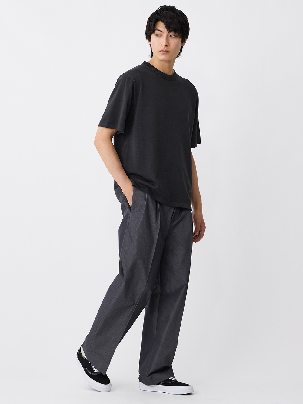 ハイパフォーマンスデニムワイドパンツ