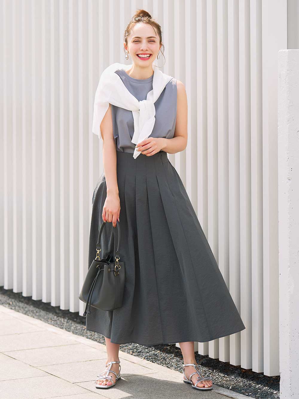 タックフレアスカート