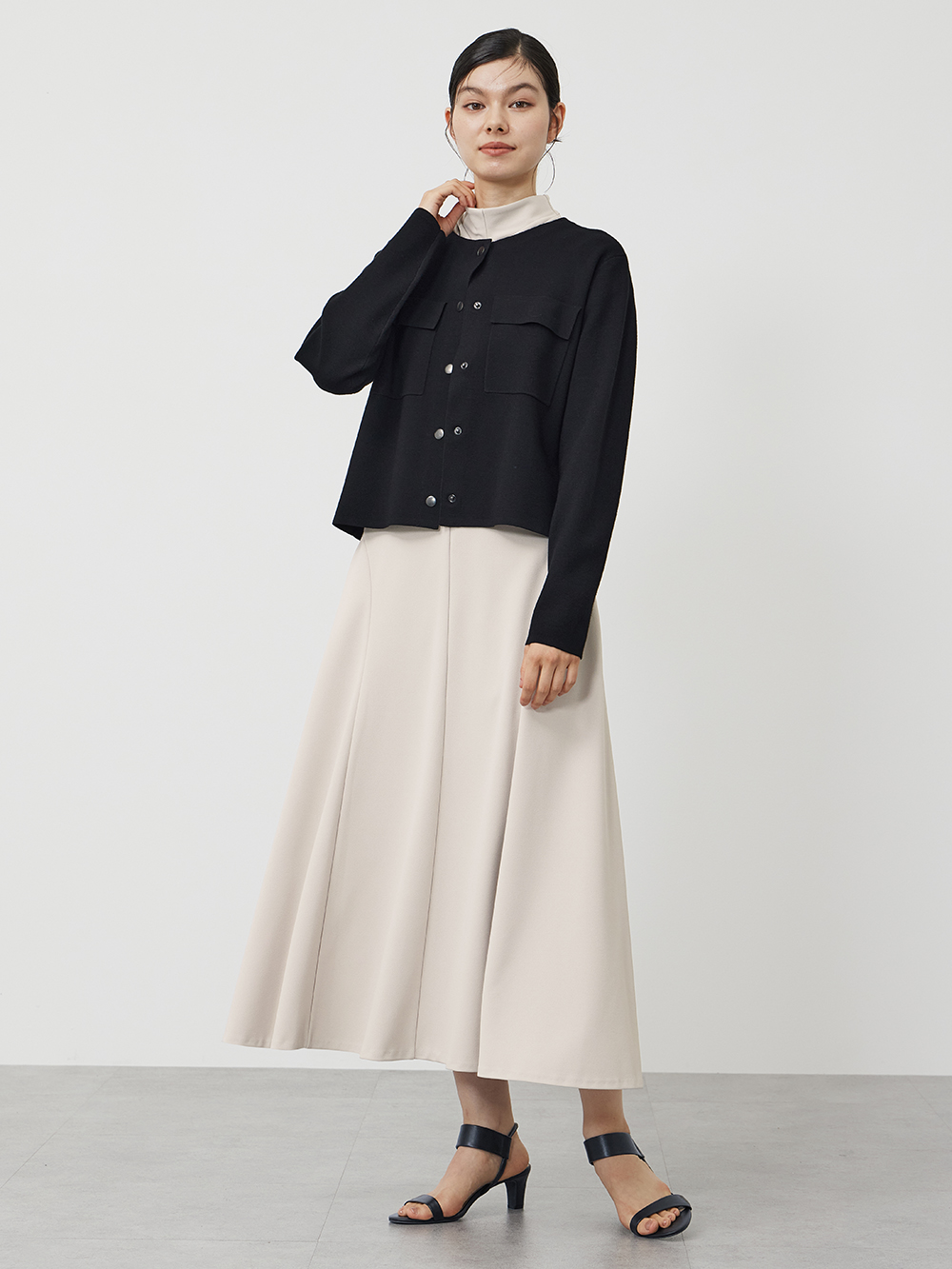 ⭐︎プラステ⭐︎レーヨンブレンドテーラードニットベスト⭐︎ PLST(プラステ)公式 | レーヨンブレンドテーラードニットベスト