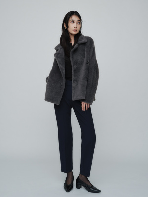 K*♡様 プラステ　フェザーヤーンニットコートSサイズ(通常Mサイズ) PLST(プラステ)公式 | フェザーヤーンニットコート