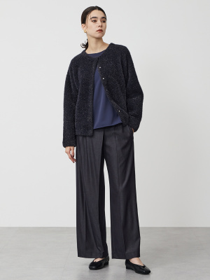 【yuu】プラステ PLST(プラステ)公式 | シャンブレーラップパンツ