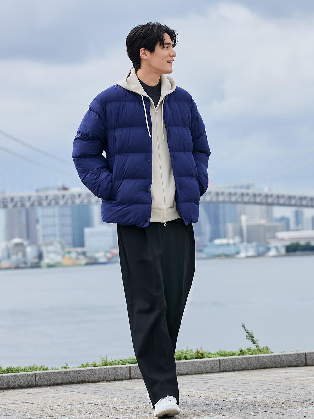 プレシャスニットメルトンワイドパンツ