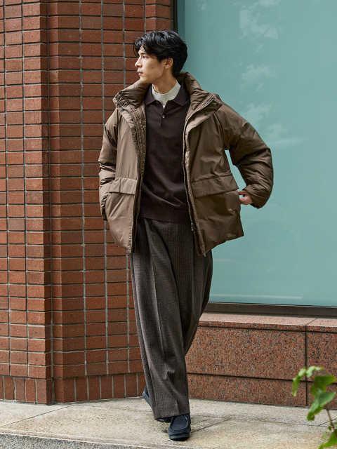 プレシャスニットメルトンワイドパンツ