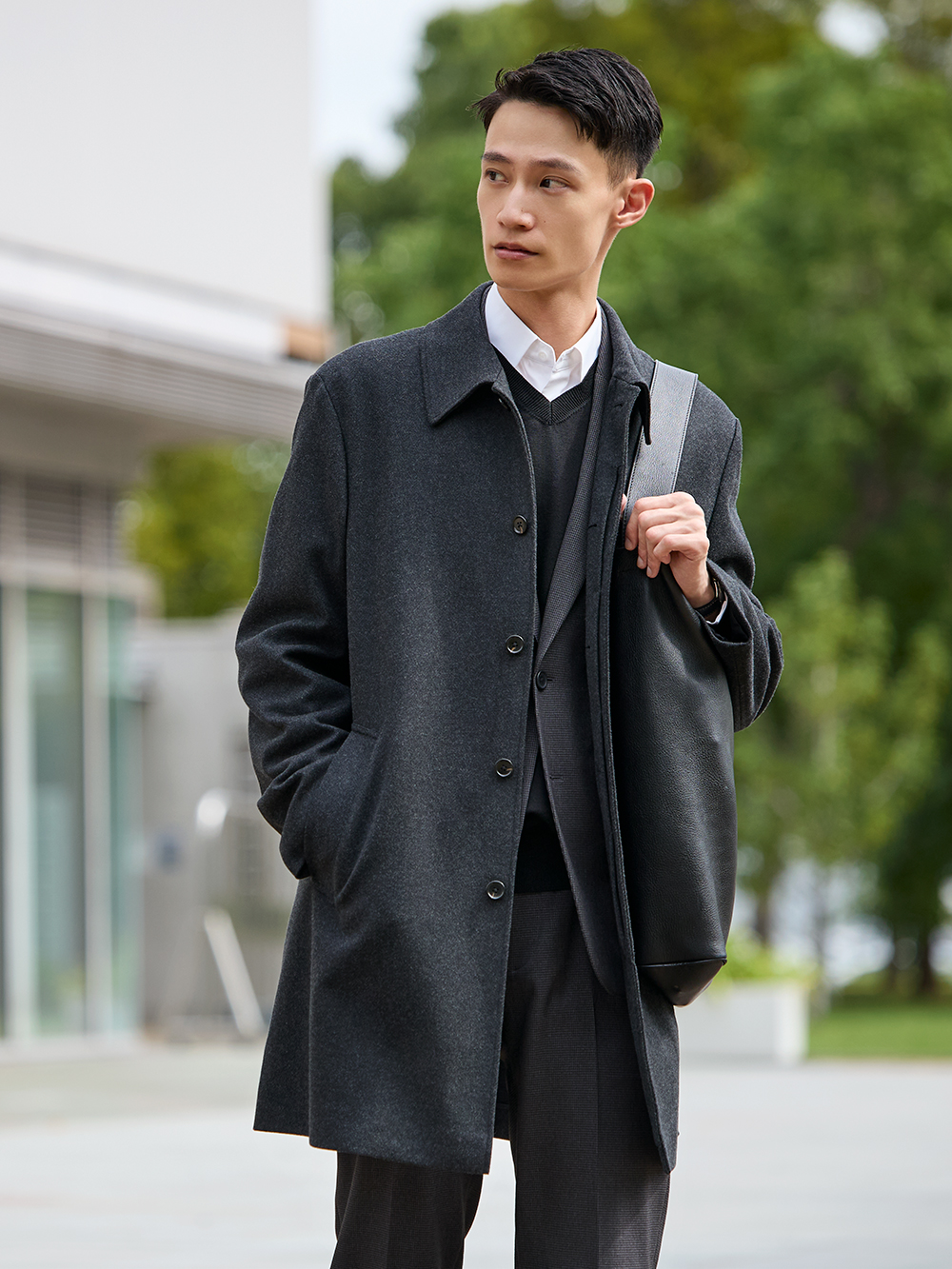 プレシャスニットメルトンステンカラーコート