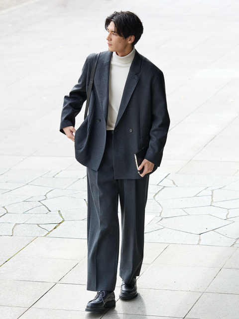 プレシャスニットメルトンワイドパンツ