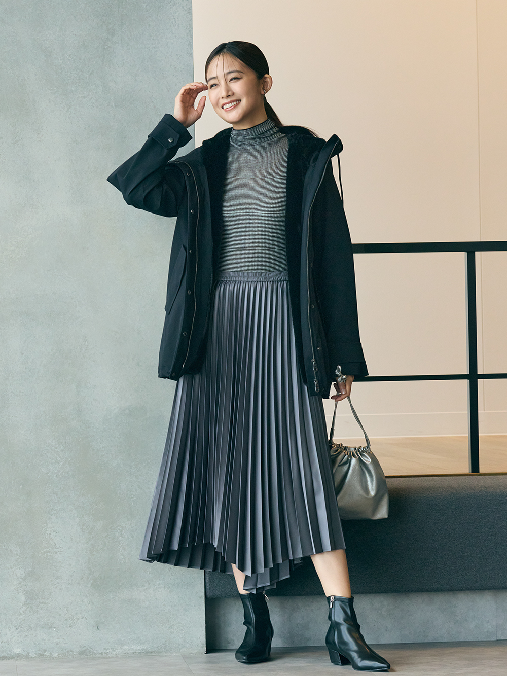 マンパを使ったカジュアルめなコーデ