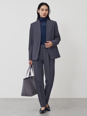 【卒業式・入学式に】新品未使用 PLST ウォームリザーブ カラーレスジャケット PLST(プラステ)公式 | ウォームリザーブカラーレスジャケット