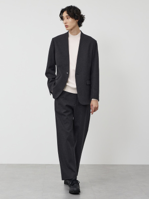 PLST(プラステ)公式 | プレシャスニットメルトンノーカラージャケット