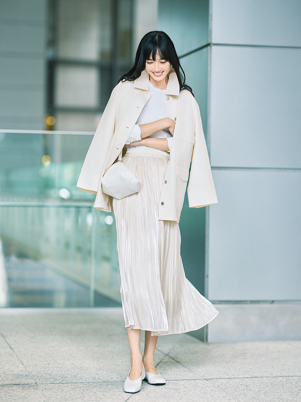 コットンドローストリングワークジャケット