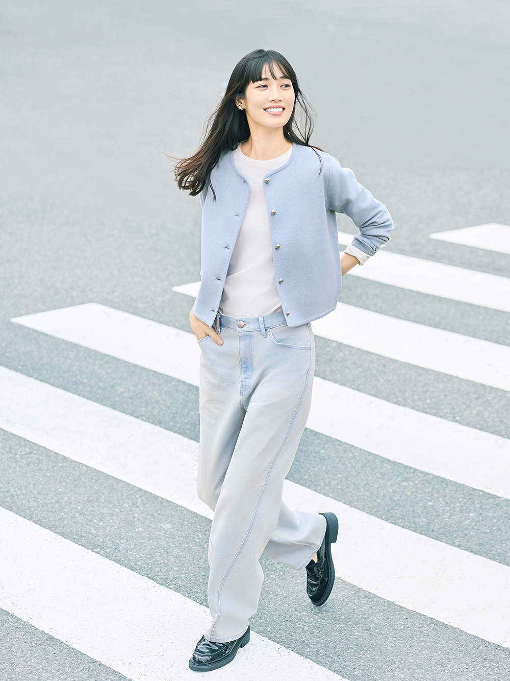 ウォームリザーブペプラムジャケット、ワイドパンツ（ウォームリザーブ