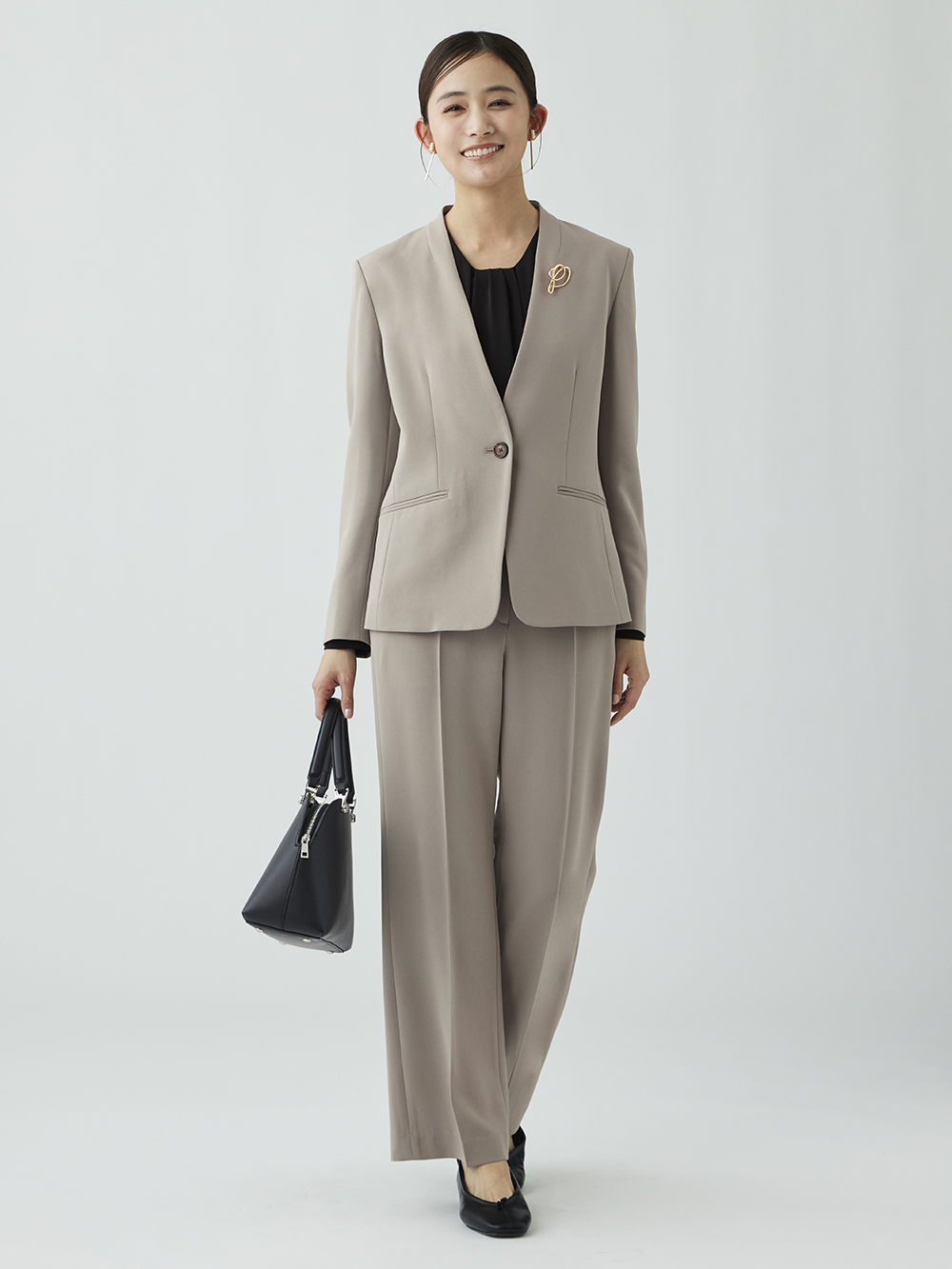 トリアセブレンドカラーレスジャケット、ウォームリザーブカシミヤ