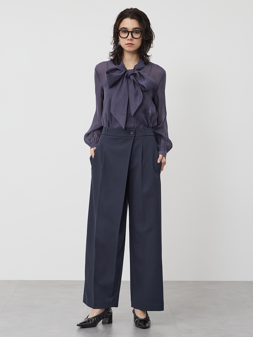 トリアセブレンドダブルジャケット、トリアセブレンド2タックワイド