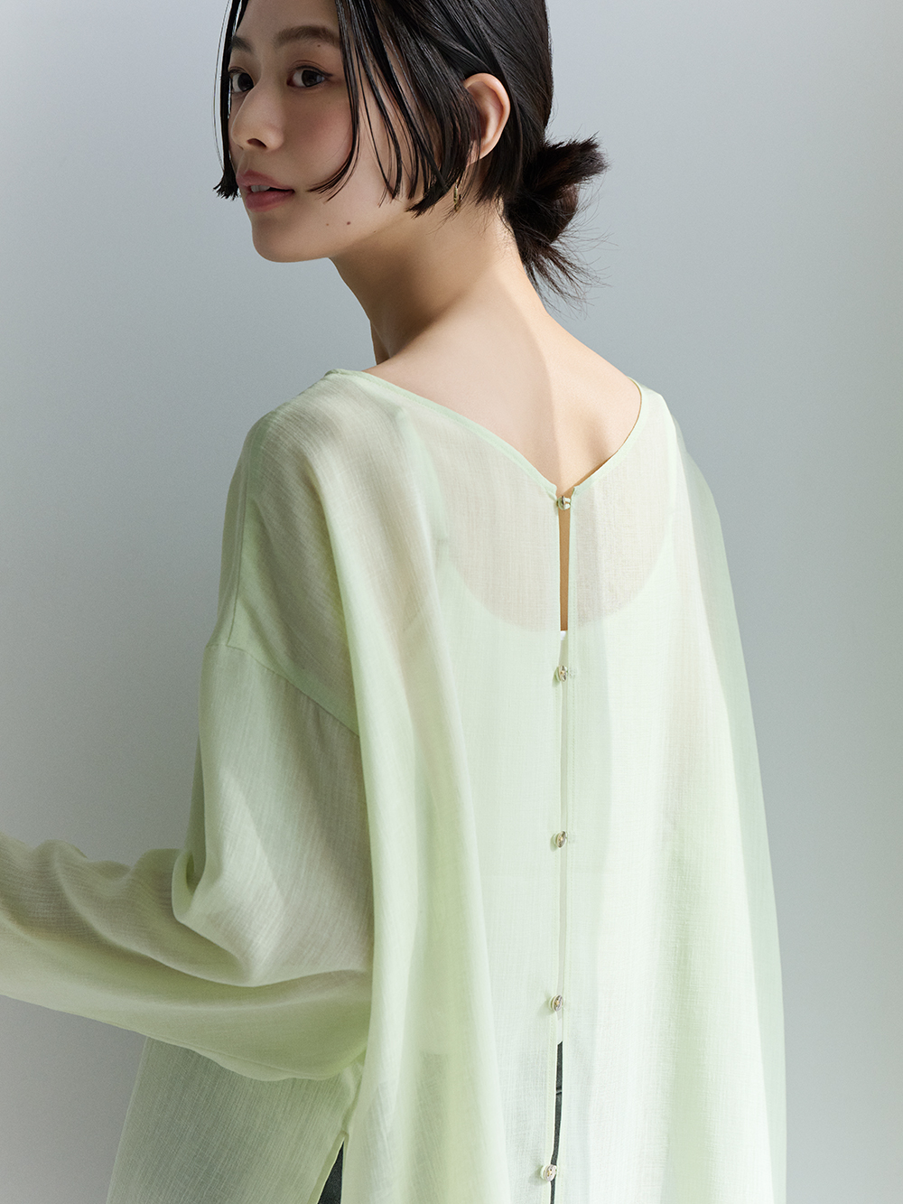 トリアセブレンドシアーブラウス