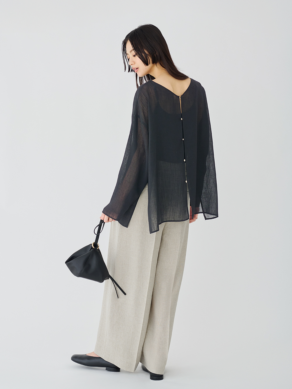 トリアセブレンドシアーブラウス