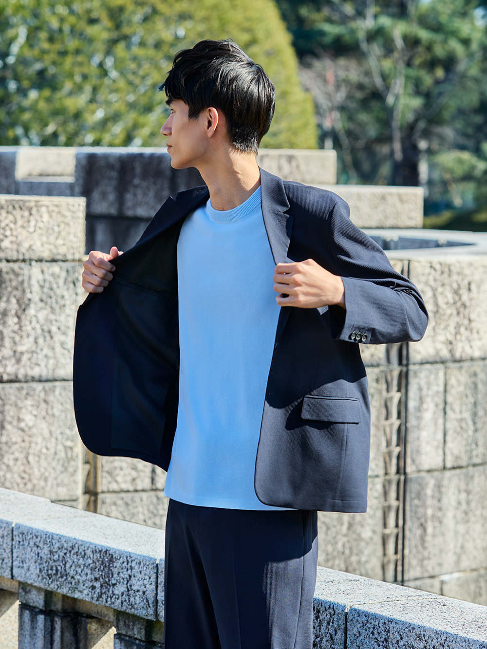 ウォッシャブルニットTシャツ