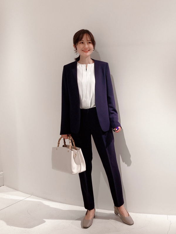 くすみ水色 PLST ＊ トリアセブレンドカラーレスジャケット ｘ4