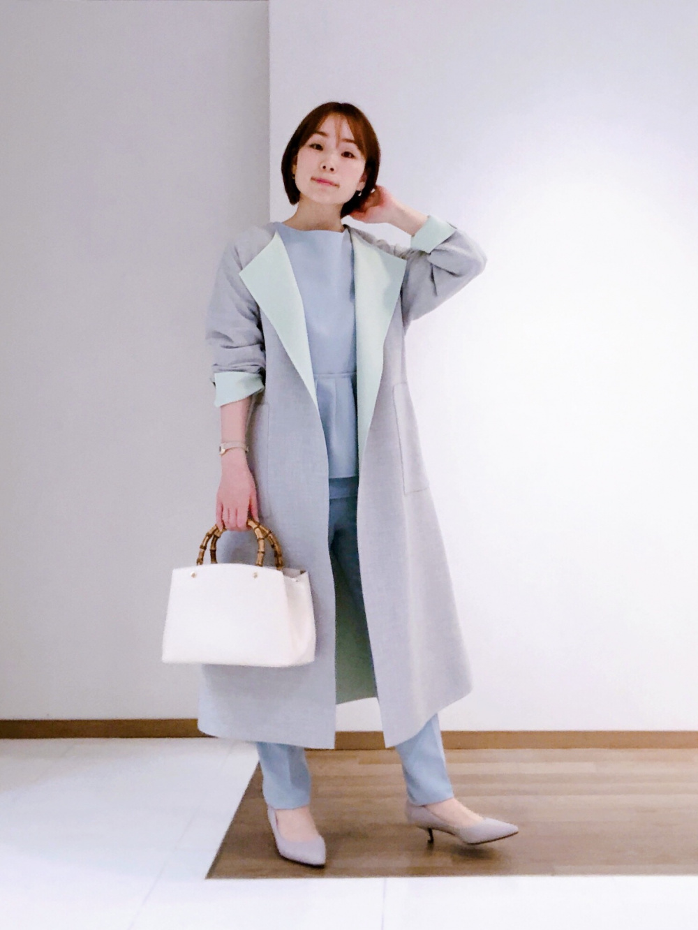 PLST ☆ティアードブラウスパンツセットアップ☆Mサイズ☆新品未使用 PLST(プラステ)公式 | ティアードブラウスパンツセットアップ