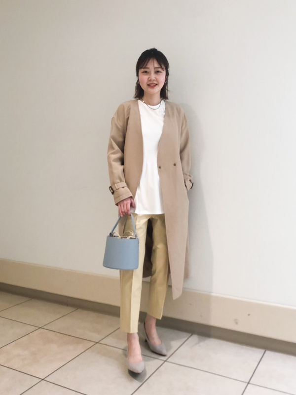 PLST PLUS STYLEパンツ ベージュ PLST(プラステ)公式 | レディースのPLUS STYLE パンツ（美脚