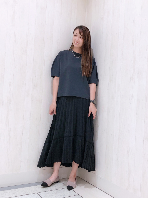 PLATS PLEATS プリーツスカート サイズ2 ダークグレー