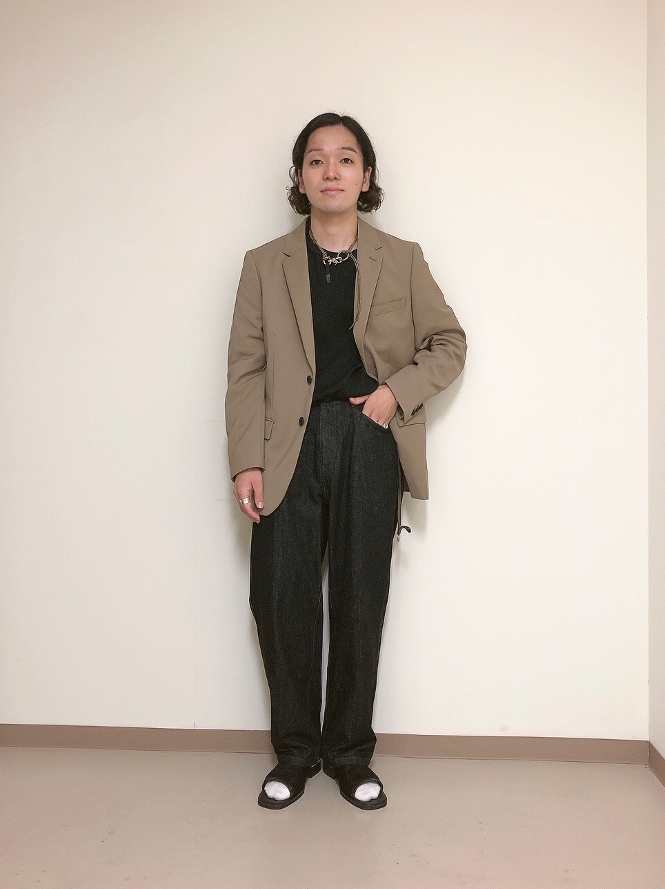 PLUS STYLE トラウザーズ（ダブルクロス）、ダブルクロスジャケット