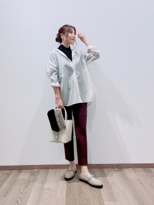 【美品】プラステPLSTシアーブルゾン長袖シャツ羽織り白ホワイト 美品】プラステPLSTシアーブルゾン長袖シャツ羽織り白ホワイト
