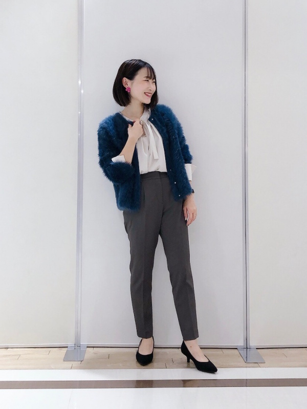 【極美品♡３点セット】プラステ　コンフォートリュクスパンツスーツ　ブラウス付　S コンフォートリュクスカラーレスジャケット、パール付きブラウスパンツ