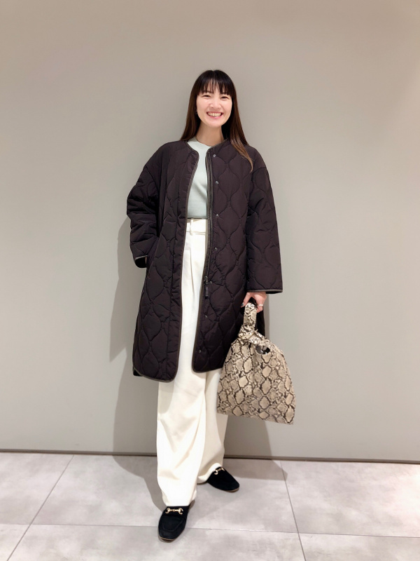 キルティングコート」のレディースのコーディネート一覧 | プラステ