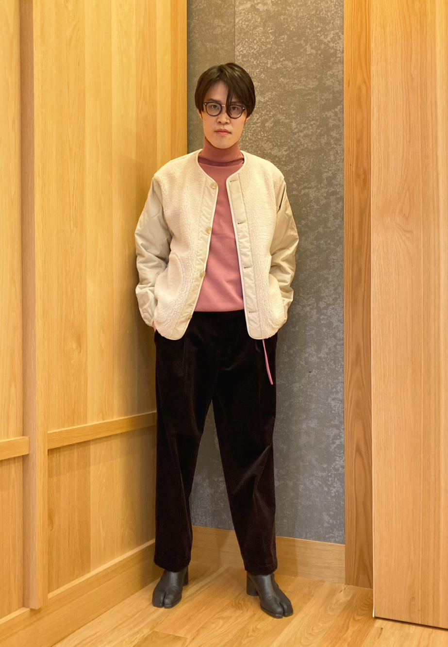 PLUS STYLE トラウザーズ（ダブルクロス）、ダブルクロスジャケット