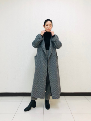 PLST(プラステ)公式 | ウールブレンドリバーロングコート