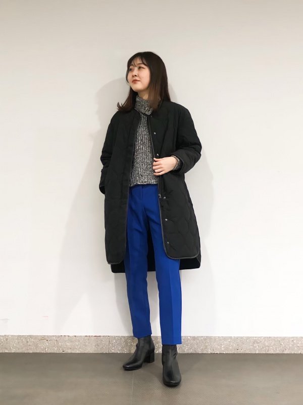 キルティングコート（レディース）の着用コーディネート一覧| プラステ