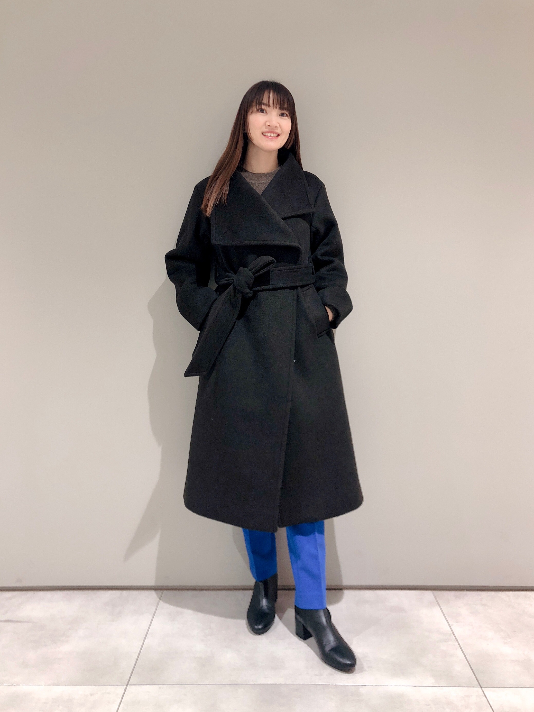 1度着用PLST シャークツイードカラーレスジャケット＋パンツ