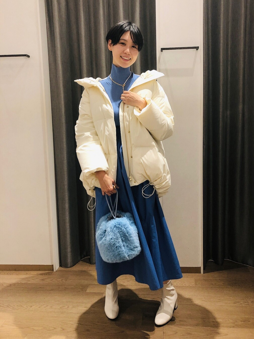 プラステ　PLST ツイードノーカラージャケット（ラメ糸入り） PLST(プラステ)公式 | ツイードノーカラージャケット（ラメ糸入り）