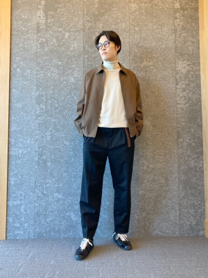 PLST(プラステ)公式 | ウールブレンド2タックワイドパンツ