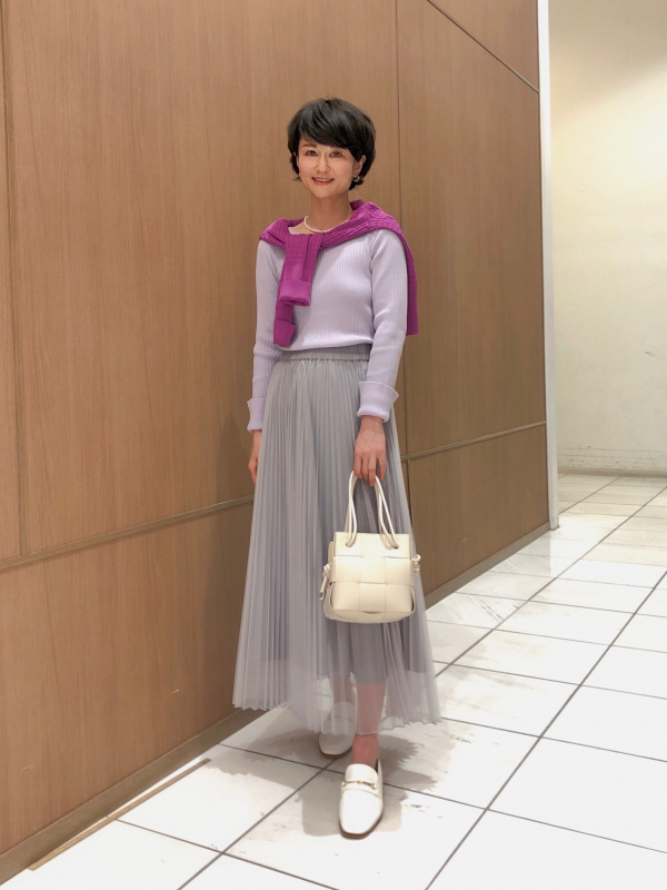 フェイクレザーソフトローファー（レディース）の着用