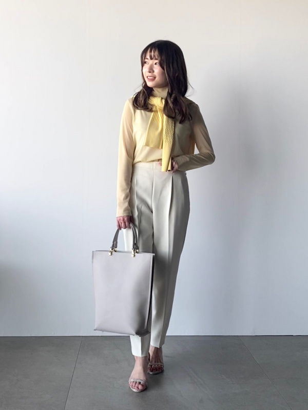 完売商品！プラステセットアップ　パールブラウス PLST(プラステ)公式 | フェイクパールブラウスパンツ