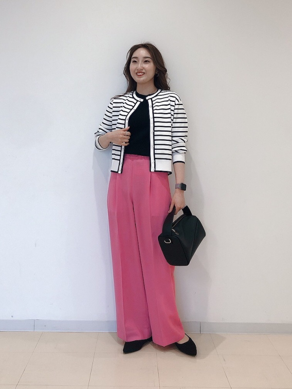 PLST(プラステ)公式 | バックサテンイージーワイドパンツ 123106007