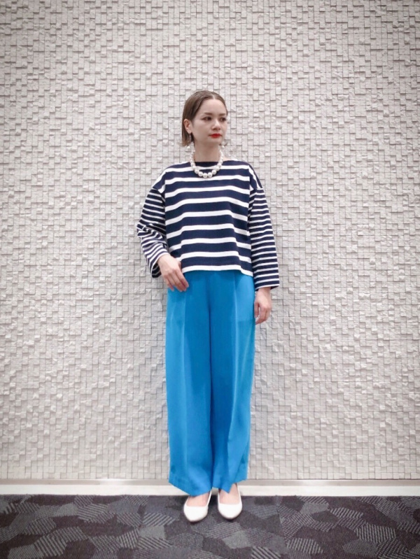 PLST(プラステ)公式 | バックサテンイージーワイドパンツ 123106007