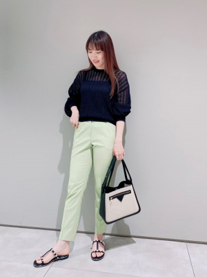 PLST - 【オシャレ☆PLST】あずき色　長袖セーター　サイズL PLST - 【オシャレ☆PLST】あずき色 長袖セーター サイズLの通販
