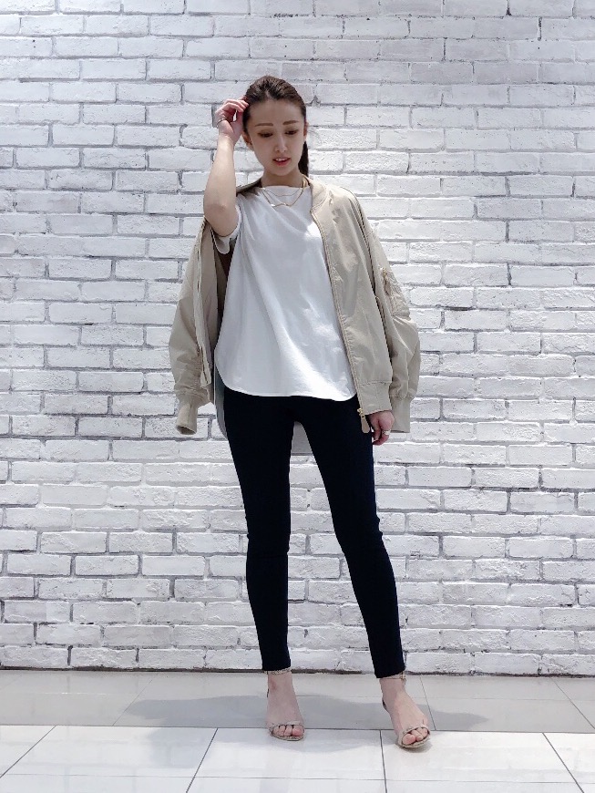 marimo プラステ MA-1ブルゾン（中綿あり） S marimo プラステ MA-1