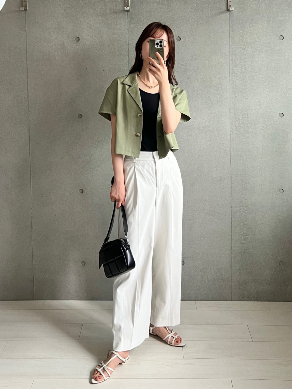 新品　PLUS STYLEワイドパンツ（リネンブレンド） プラステの美脚パンツ「PLUS STYLE」に新シルエットが登場！春夏