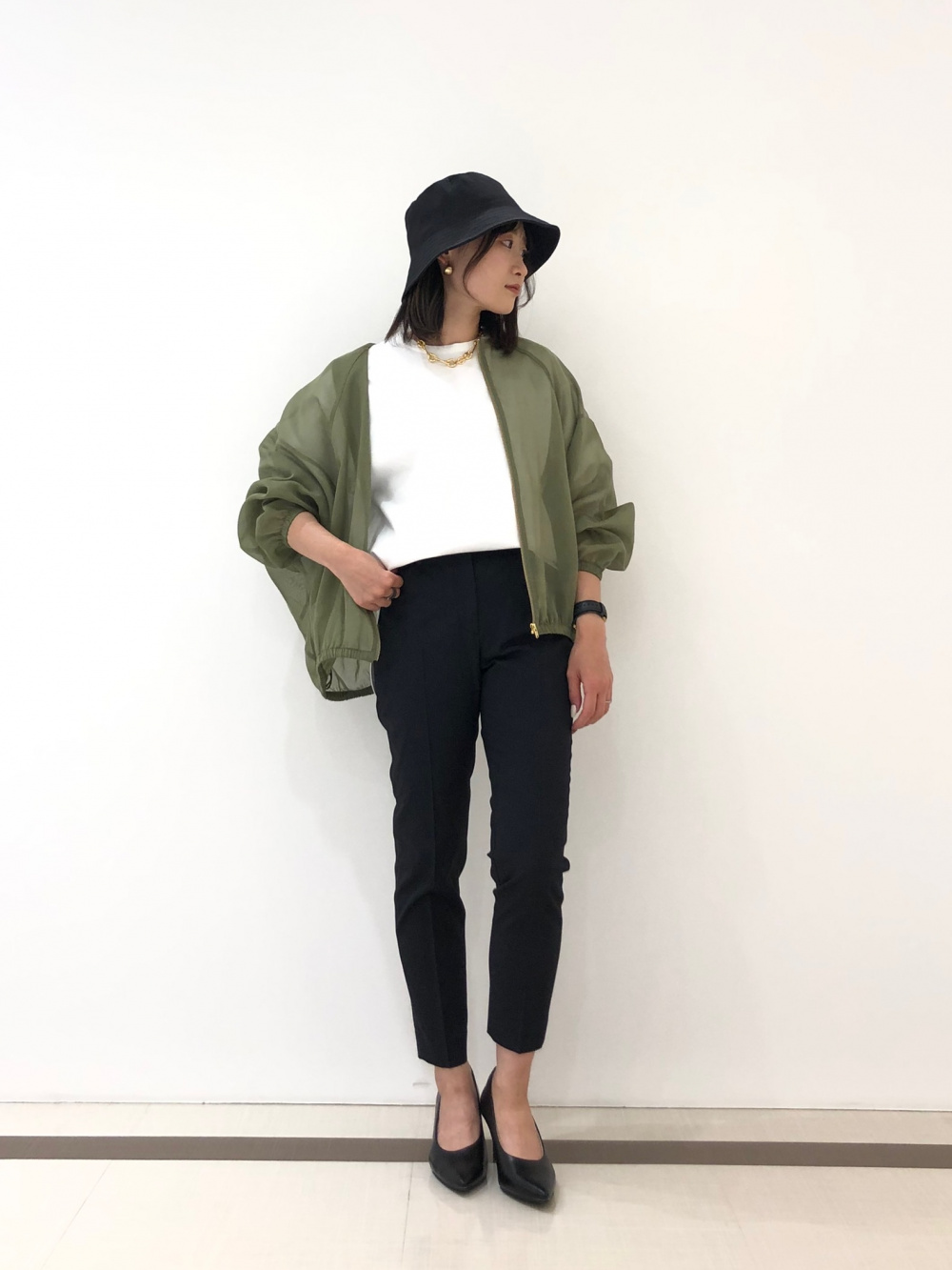 トリアセブレンドダブルジャケット、フェイクレザー2WAY
