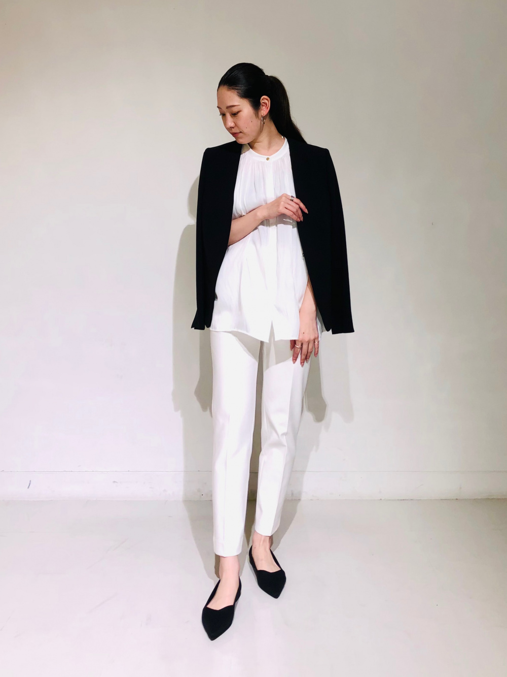 ライラック　PLST ワッシャーツイル　ロングジレ PLST(プラステ)公式 | ワッシャーツイルロングジレ