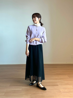 PLST(プラステ)公式 | UVカットメタルボタンショートカーディガン