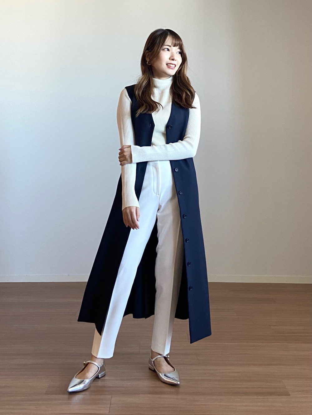 ブラッシュドバック2WAYロングジレ、2024年モデル スティックパンツ