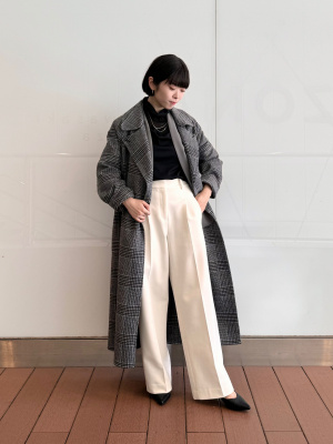 PLST(プラステ)公式 | PLUS STYLE ワイドパンツ（ウールブレンド