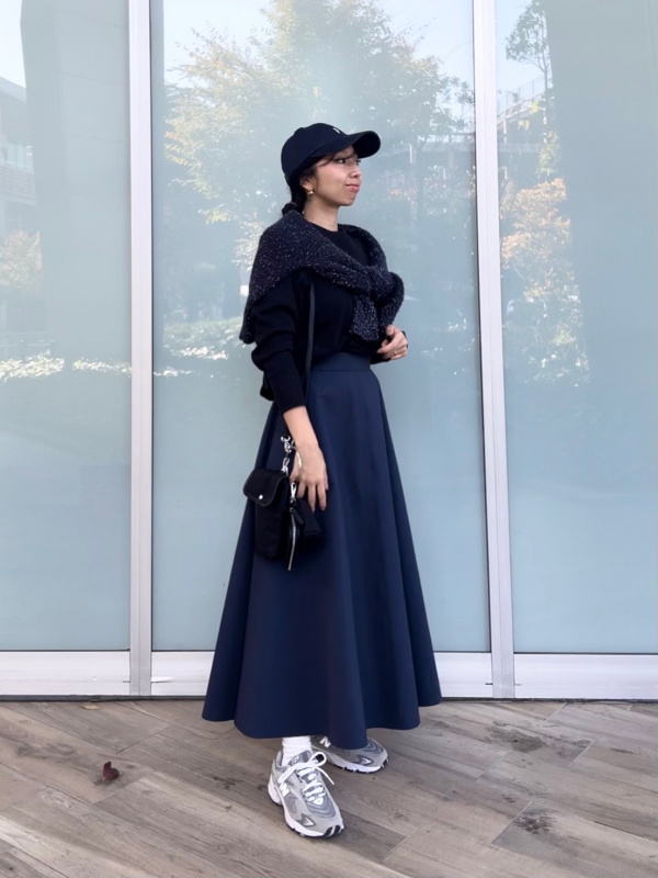 完売☆PLST☆プラステ☆カットワークロングスカート・ブラックＬ - メルカリ