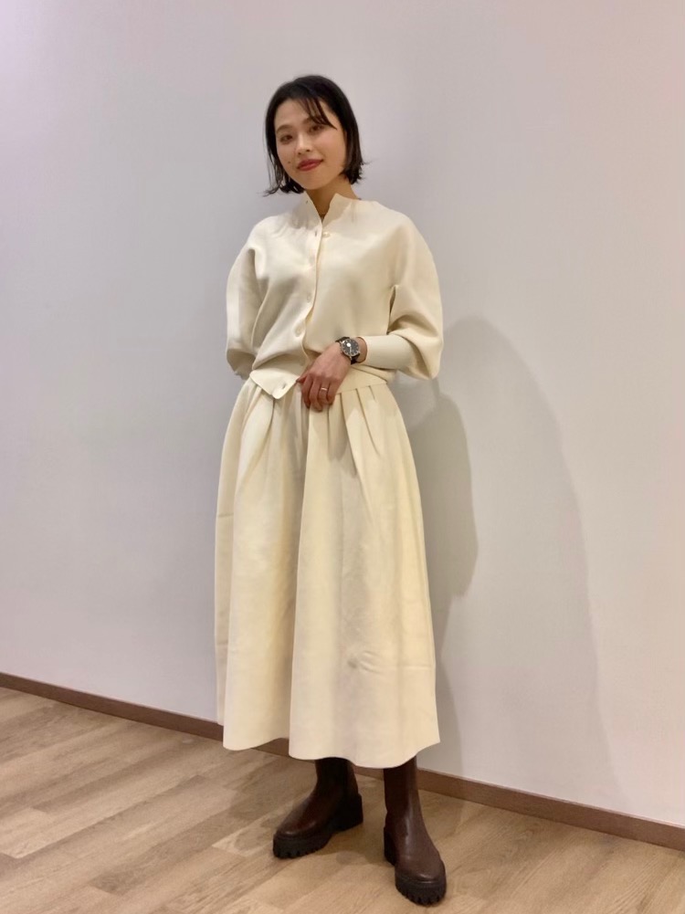 未使用タグ付き PLST ウールブレンドパラシュートカーゴパンツ L