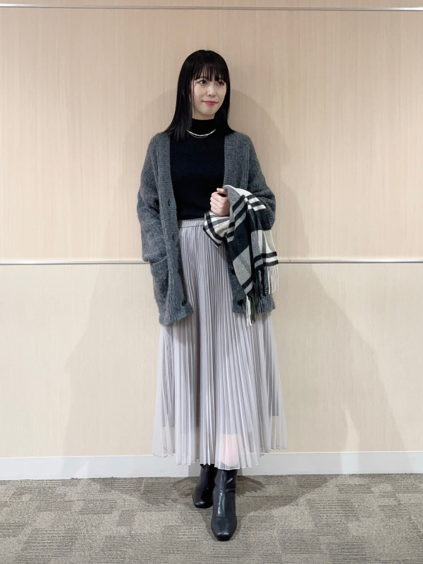 美品　プラステグレー チュール ロングスカート チュールプリーツロングスカート（レディース）の着用